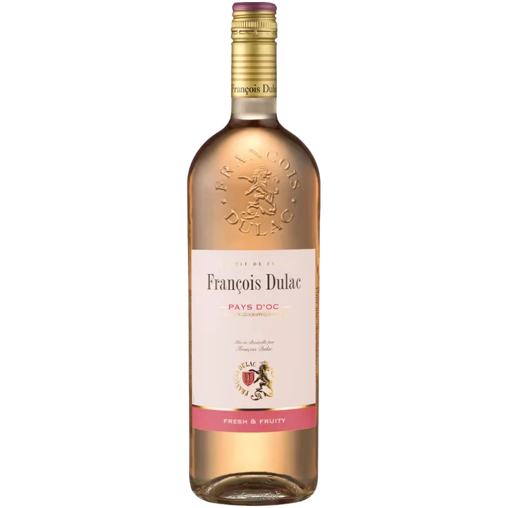Вино Francois Dulac Pays D'oc Fresh & Fruity розовое сухое, 1 л — Франция