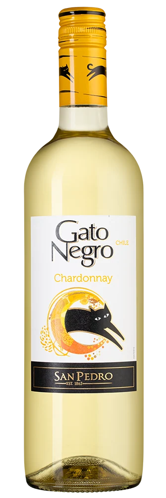 Вино Gato Negro Chardonnay, Vina San Pedro, 0,75 л — Чили