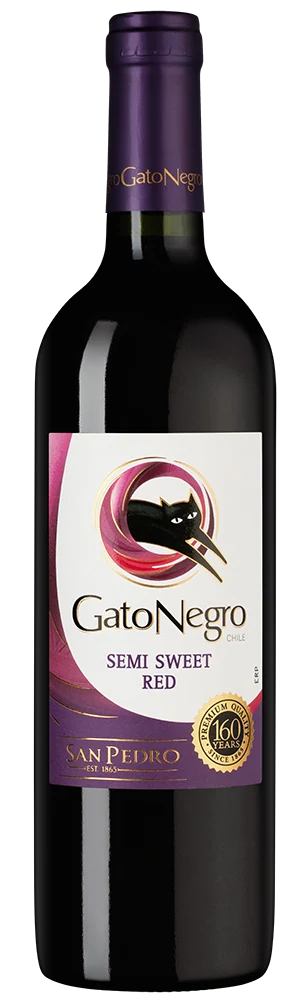 Вино Gato Negro Red, Vina San Pedro, 0,75 л — Чили
