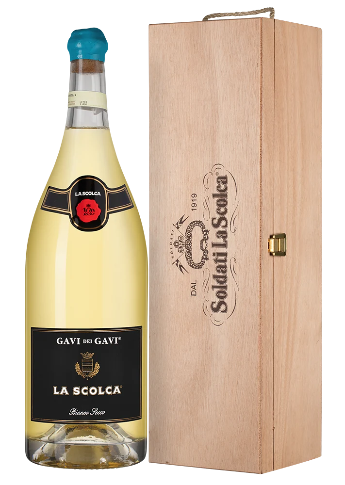 Вино Gavi dei Gavi (Etichetta Nera) в подарочной упаковке, La Scolca, 3 л — Италия