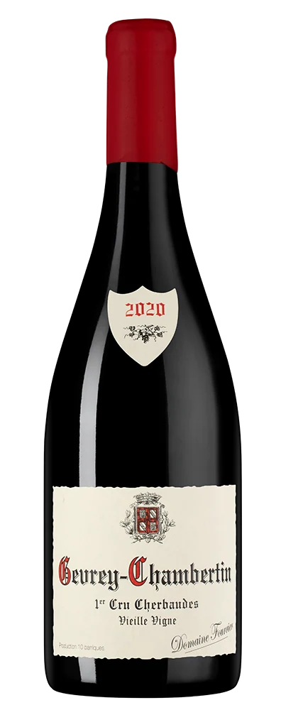 Вино Gevrey-Chambertin Premier Cru Cherbaudes Vieille Vigne, Domaine Fourrier, 0,75 л — Франция