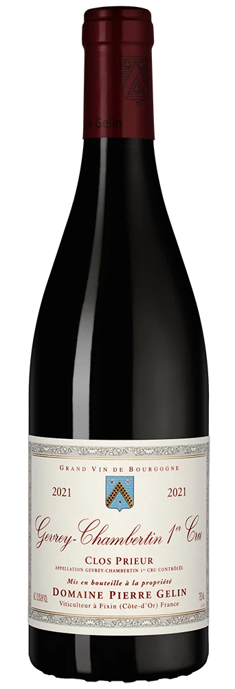 Вино Gevrey-Chambertin Premier cru Clos Prieur, Domaine Pierre Gelin, 0,75 л — Франция