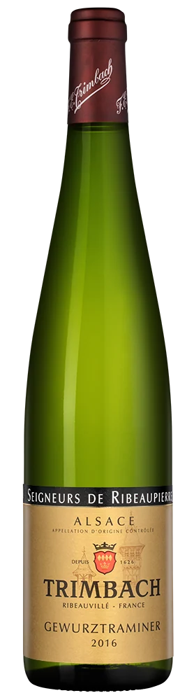 Вино Gewurztraminer Cuvee des Seigneurs de Ribeaupierre, Trimbach, 0,75 л — Франция