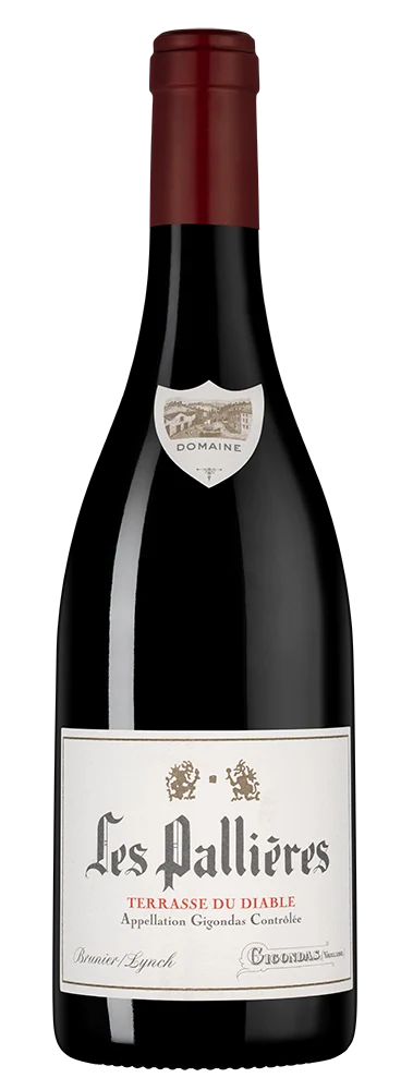 Вино Gigondas Les Pallieres Terrasse du Diable, Vignobles Brunier, 0,75 л — Франция