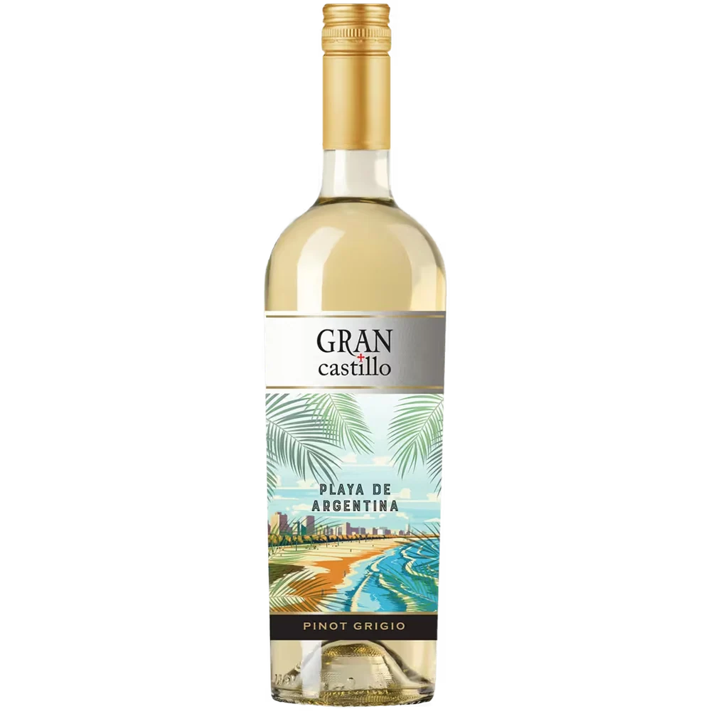 Вино Gran Castillo Pinot Grigio белое сухое, 0,75 л — Аргентина