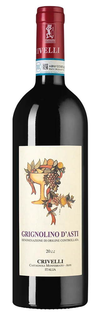 Вино Grignolino d’Asti, Agricola Crivelli, 0,75 л — Италия