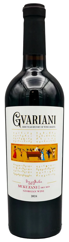 Вино Gvariani Mukuzani 13%, 0,75 л — Грузия