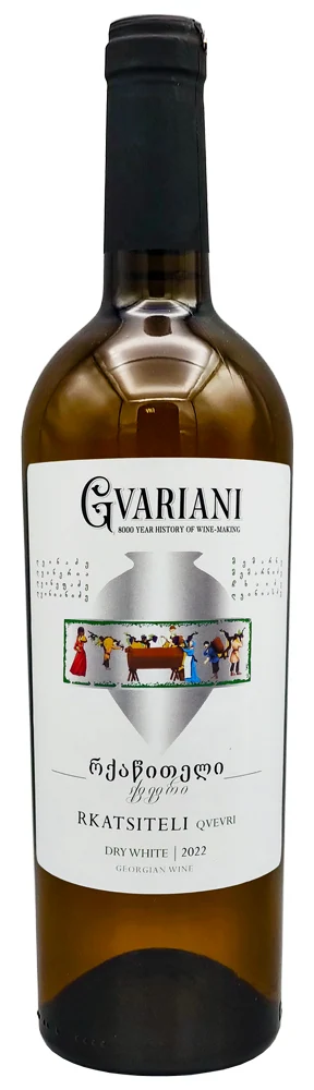 Вино Gvariani Rkatsiteli Qvevri 13%, 0,75 л — Грузия