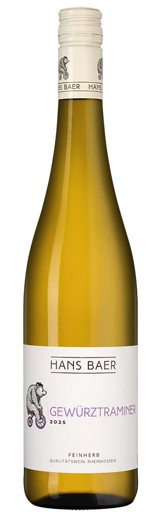 Вино Hans Baer Gewurztraminer, Weinkellerei Hechtsheim, 0,75 л — Германия