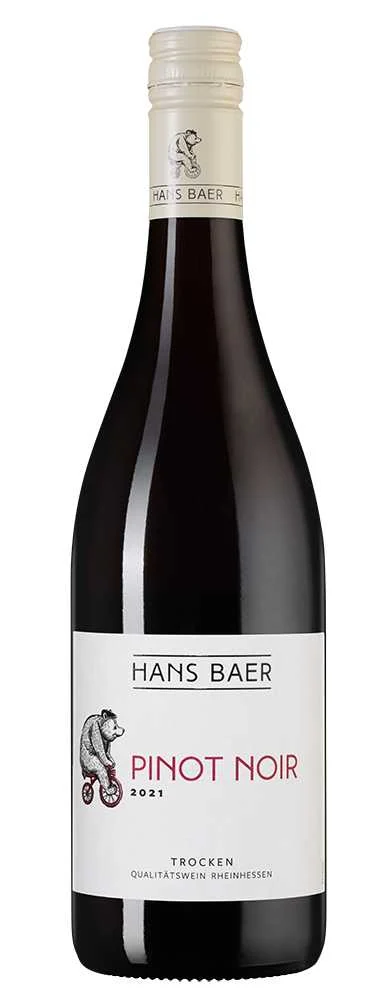 Вино Hans Baer Pinot Noir, Weinkellerei Hechtsheim, 0,75 л — Германия