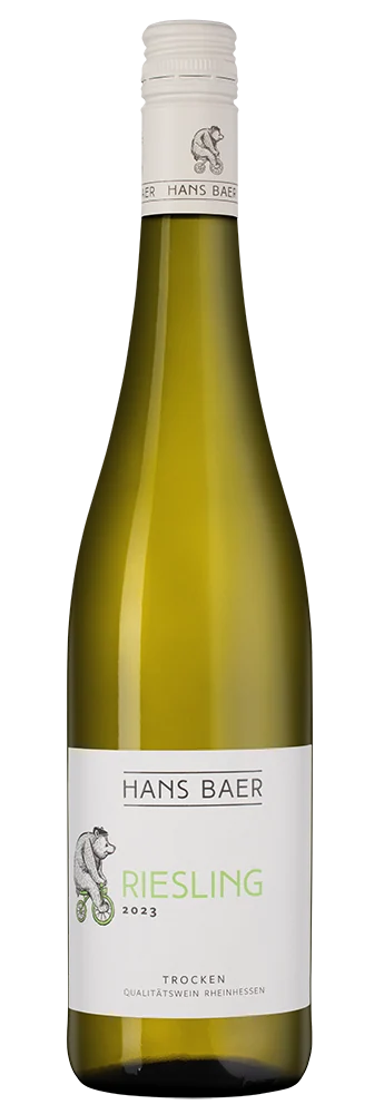 Вино Hans Baer Riesling, Weinkellerei Hechtsheim, 0,75 л — Германия