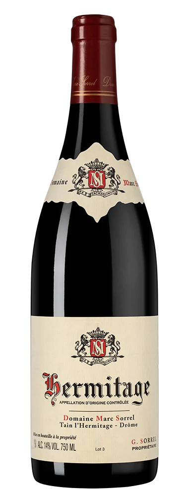 Вино Hermitage Rouge, Domaine Marc Sorrel, 0,75 л — Франция