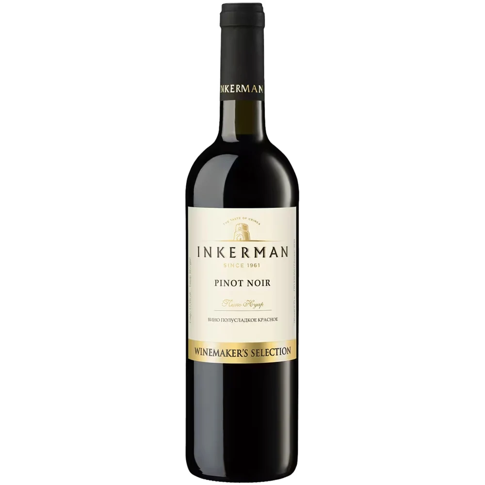 Вино Inkerman Winemaker's Selection Pinot Noir красное полусладкое, 0,75 л — Россия