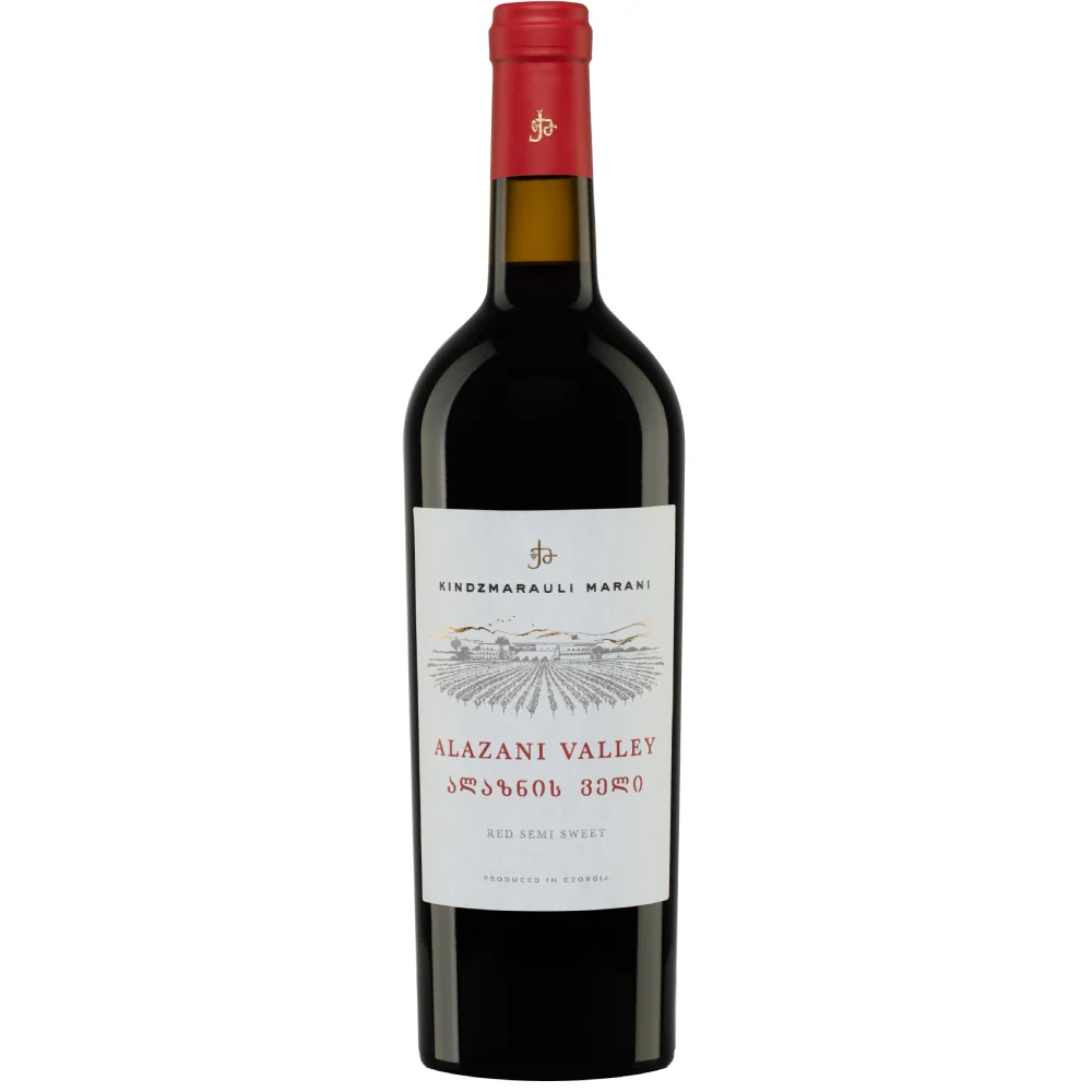Вино Kindzmarauli Marani Alazani Valley Red, 0,75 л — Грузия
