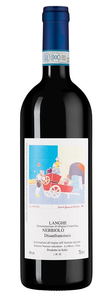 Вино Langhe Nebbiolo Disanfrancesco, Roberto Voerzio, 0,75 л — Италия