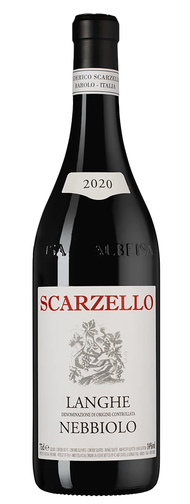 Вино Langhe Nebbiolo, Scarzello, 0,75 л — Италия