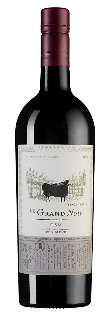 Вино Le Grand Noir Grenache-Syrah-Mourvedre, 0,75 л — Франция