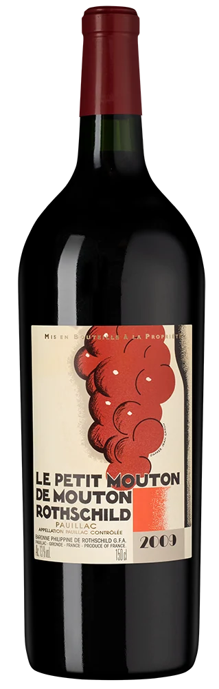 Вино Le Petit Mouton de Mouton Rothschild, Chateau Mouton Rothschild, 1,5 л — Франция
