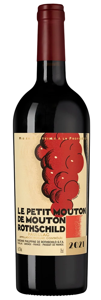 Вино Le Petit Mouton de Mouton Rothschild (Pauillac), Chateau Mouton Rothschild, 0,75 л — Франция