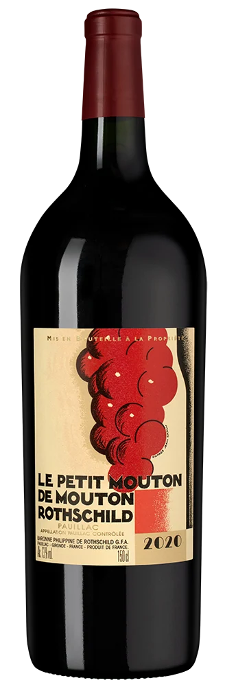 Вино Le Petit Mouton de Mouton Rothschild (Pauillac), Chateau Mouton Rothschild, 1,5 л — Франция