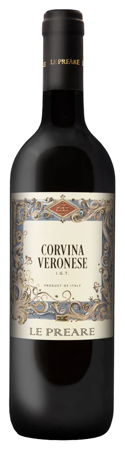 Вино Le Preare Corvina Verona 12,5%, 0,75 л — Италия
