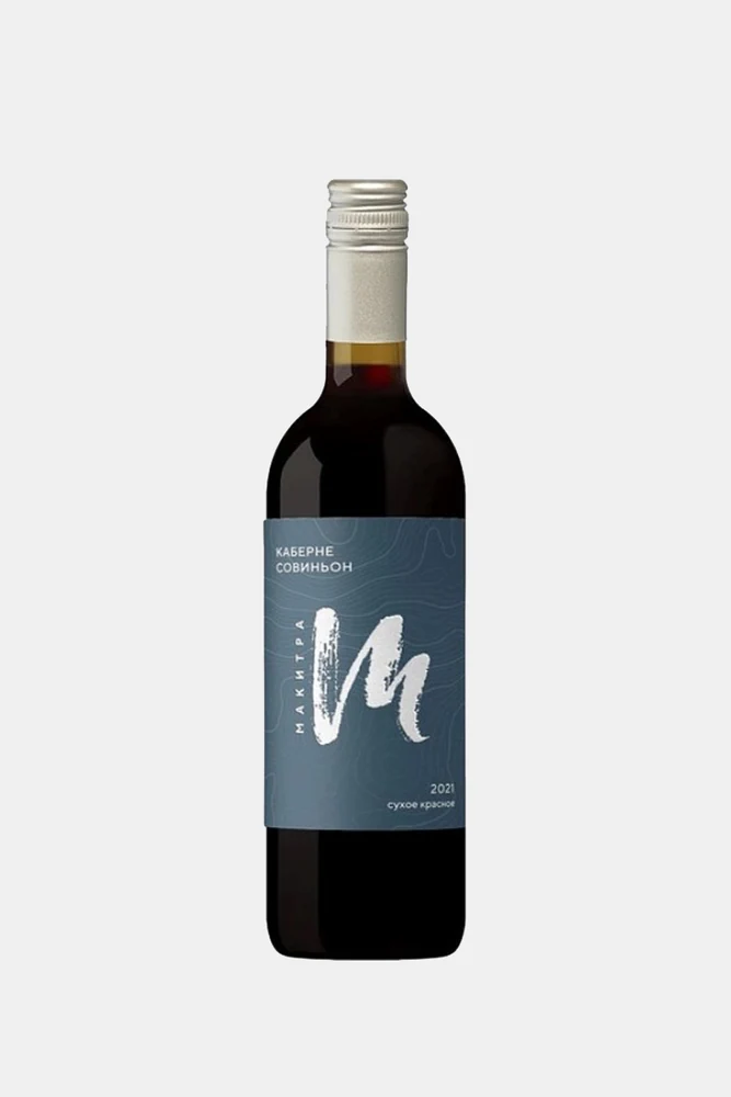 Вино Макитра Каберне, красное, сухое, 0,75 л — Россия