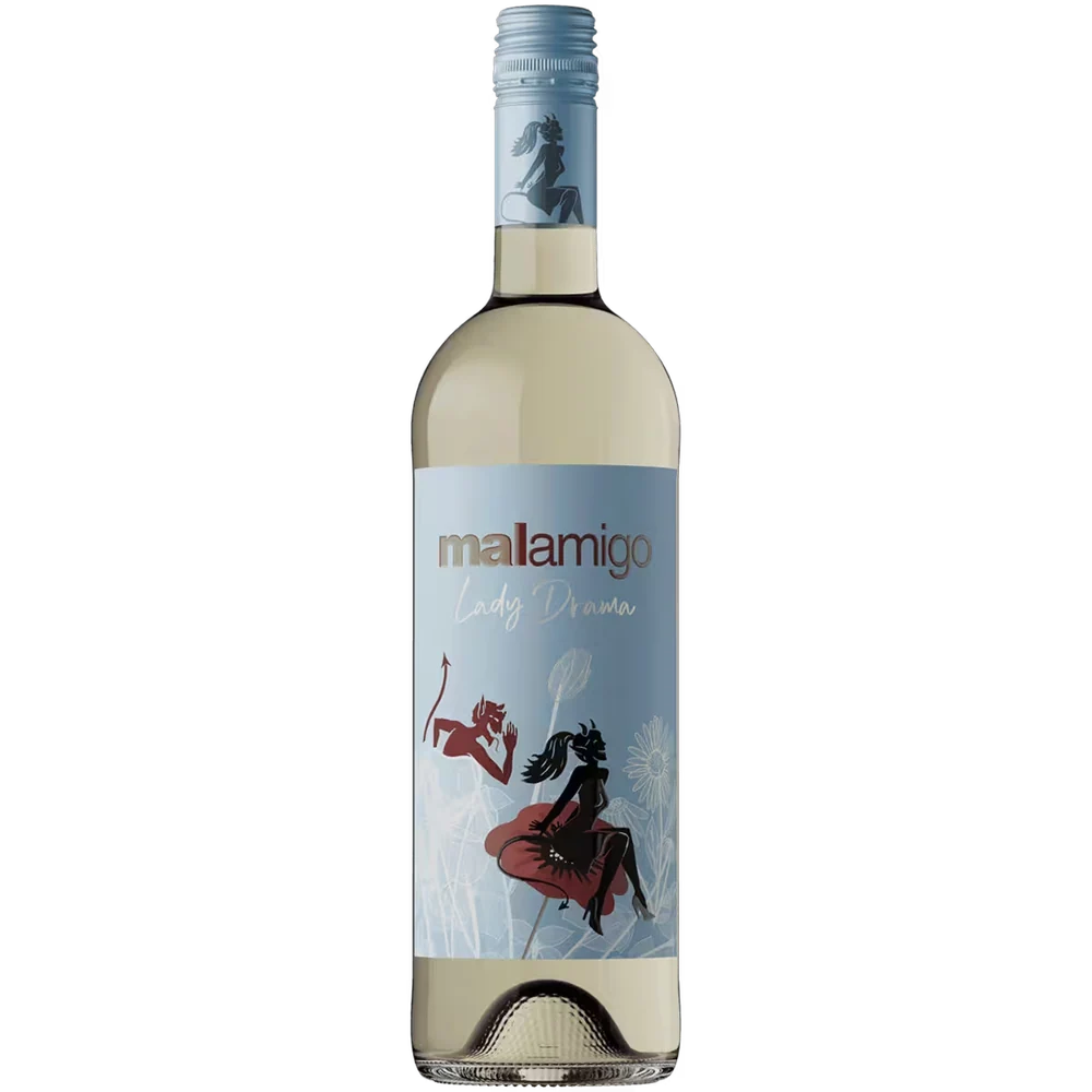 Вино Malamigo Lady Drama белое полусухое, 0,75 л — Испания
