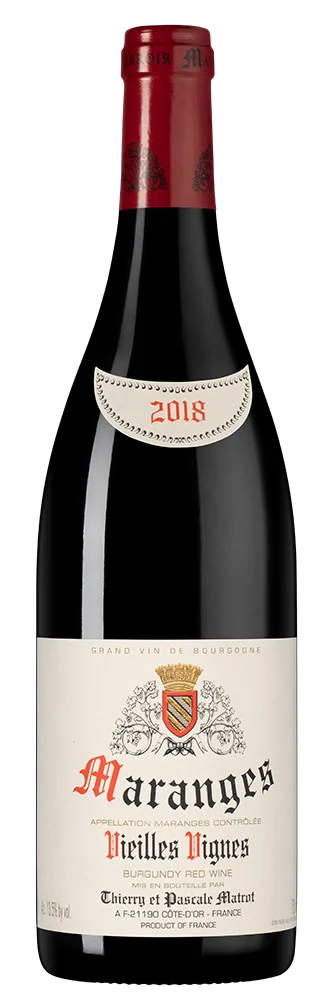 Вино Maranges Vieilles Vignes, Domaine Thierry et Pascale Matrot, 0,75 л — Франция
