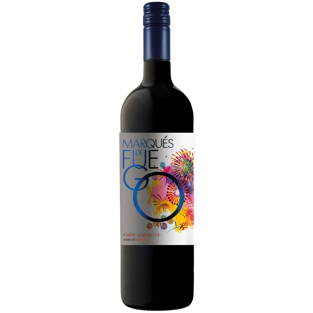 Вино Marques de Fuego Tinto Semi-sweet, 0,75 л — Испания