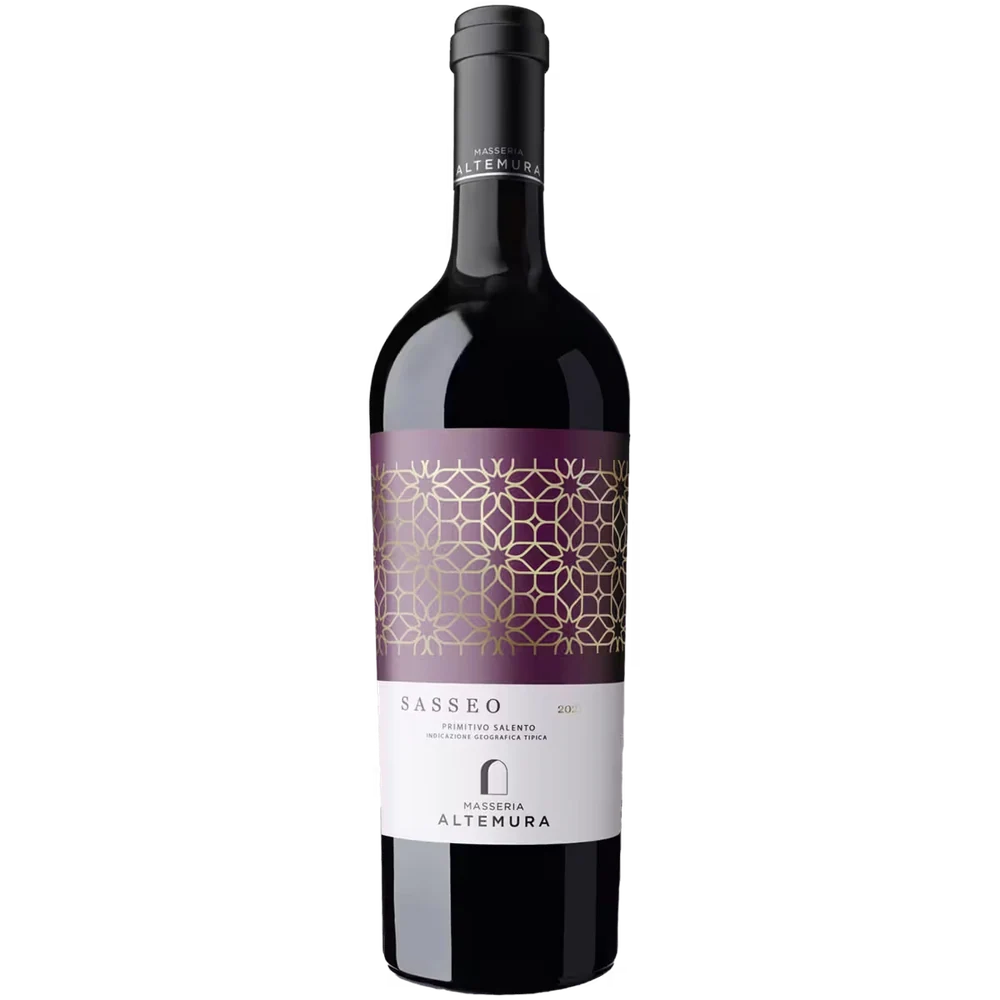Вино Masseria Altemura Sasseo Primitivo красное полусухое, 0,75 л — Италия
