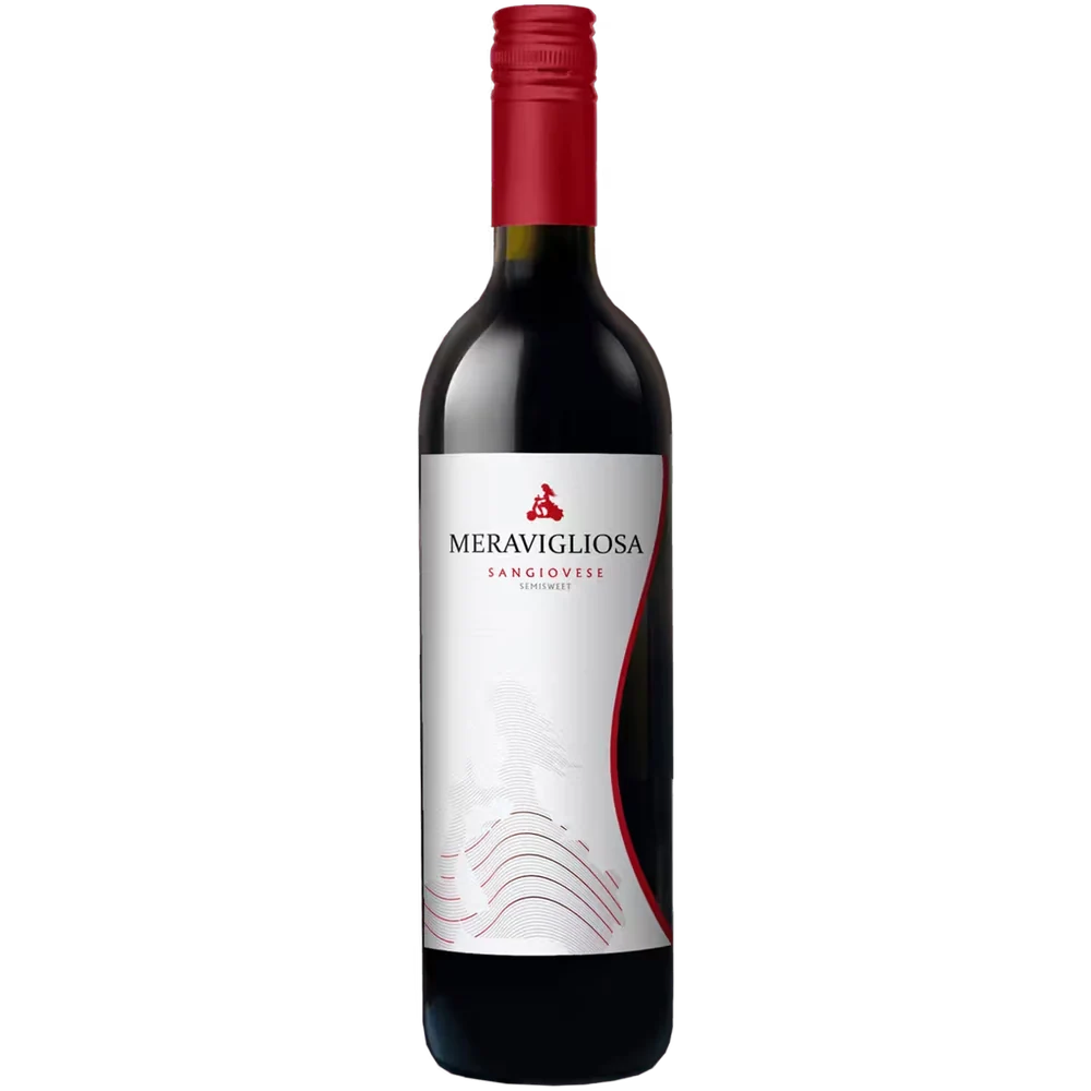Вино Meravigliosa Sangiovese красное полусладкое, 0,75 л — Италия
