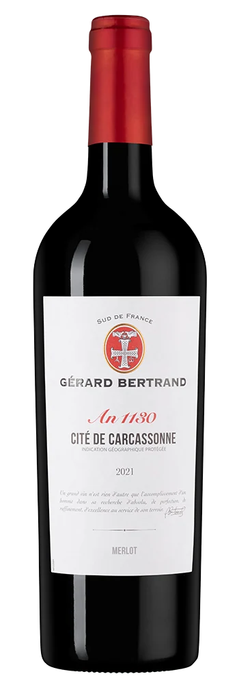 Вино Merlot Heritage An 1130, Gerard Bertrand, 0,75 л — Франция