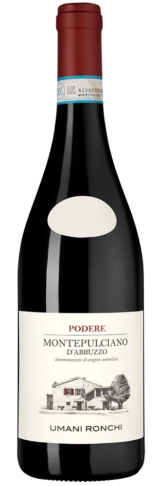 Вино Montepulciano d'Abruzzo Podere, Umani Ronchi, 0,75 л — Италия