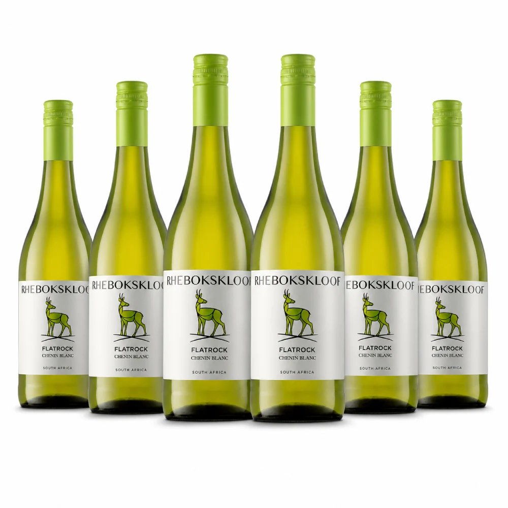 Вино Набор из 6-ти бутылок Rhebokskloof Flatrock Chenin Blanc, 0,75 л — ЮАР