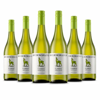 Вино Набор из 6-ти бутылок Rhebokskloof Flatrock Chenin Blanc, 0,75 л — ЮАР