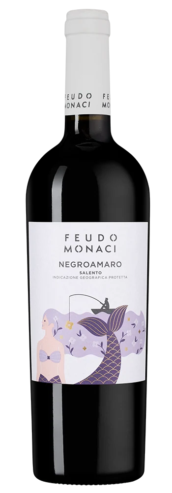 Вино Negroamaro Rosso Feudo Monaci, Castello Monaci, 0,75 л — Италия