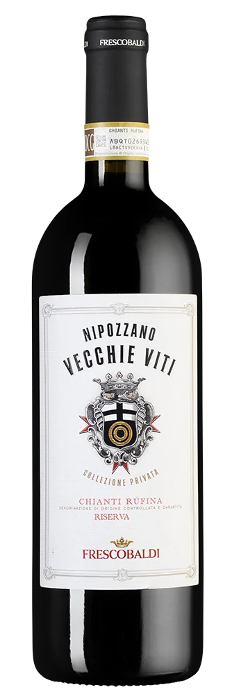Вино Nipozzano Chianti Rufina Riserva Vecchie Viti, Frescobaldi, 0,75 л — Италия