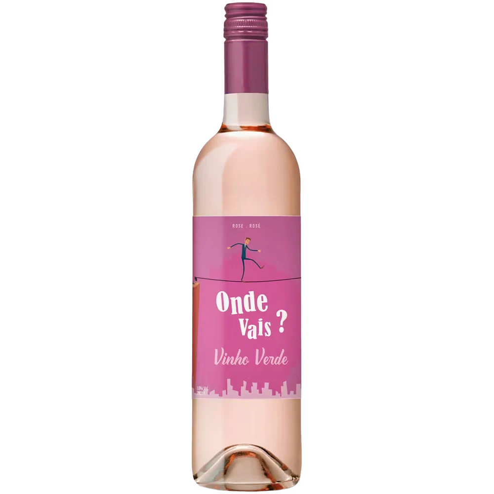 Вино Onde Vais Vinho Verde розовое полусухое, 0,75 л — Португалия