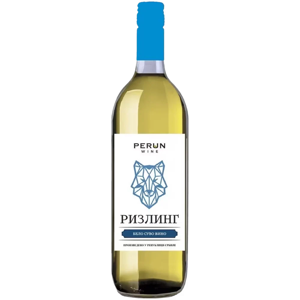 Вино Perun Rizling белое сухое, 1 л — Сербия