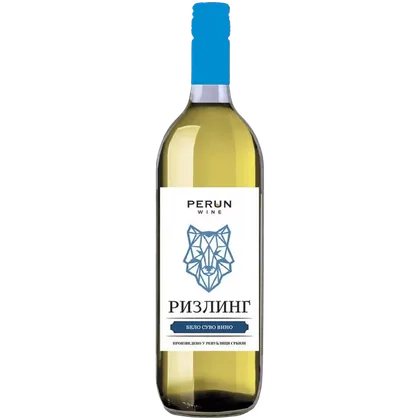 Вино Perun Rizling белое сухое, 1 л — Сербия