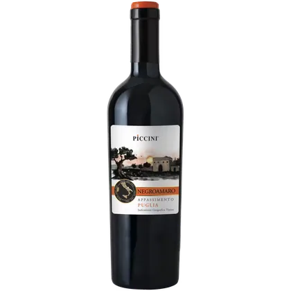 Вино Piccini Negroamaro Puglia красное полусухое, 0,75 л — Италия