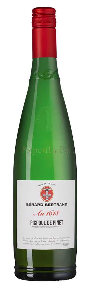 Вино Picpoul de Pinet Heritage An 1618, Gerard Bertrand, 0,75 л — Франция