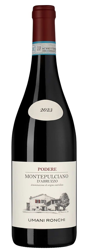 Вино Podere Montepulciano d'Abruzzo, Umani Ronchi, 0,75 л — Италия