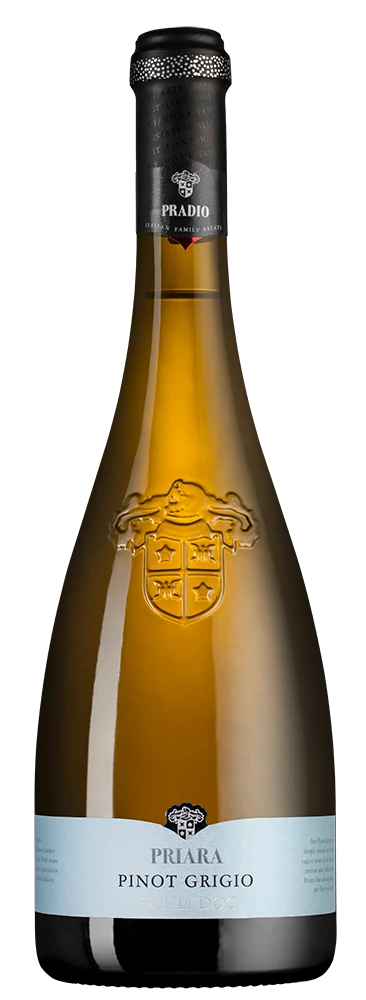 Вино Priara Pinot Grigio, Pradio, 0,75 л — Италия