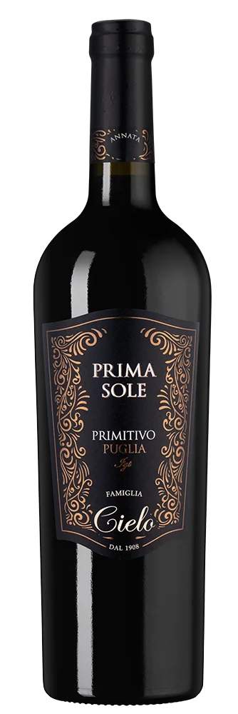 Вино Primasole Primitivo, Cielo, 0,75 л — Италия