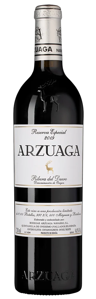 Вино Ribera del Duero Especial Reserva, Bodegas Arzuaga, 0,75 л — Испания