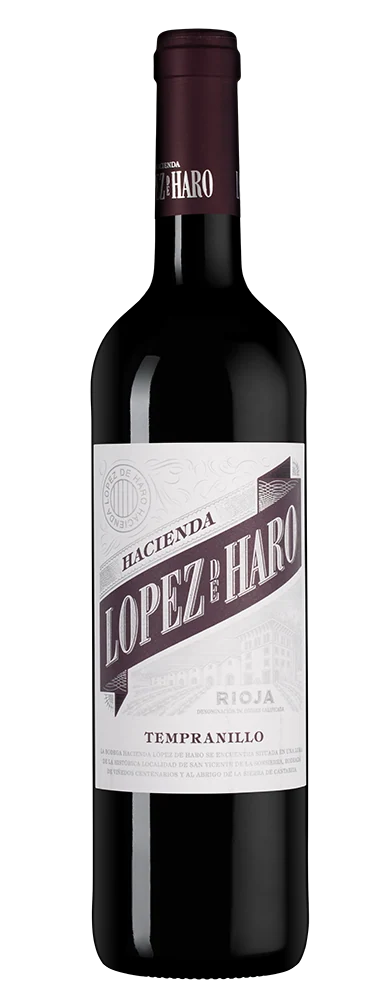 Вино Rioja Tempranillo, Hacienda Lopez de Haro, 0,75 л — Испания