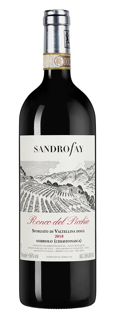 Вино Ronco del Picchio, Sandro Fay, 0,75 л — Италия