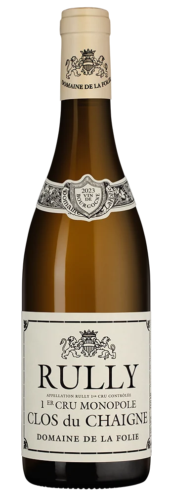 Вино Rully Premier Cru Clos du Chaigne, Domaine de la Folie, 0,75 л — Франция