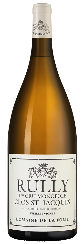 Вино Rully Premier Cru Clos Saint Jacques Vieilles Vignes Monopole, Domaine de la Folie, 1,5 л — Франция